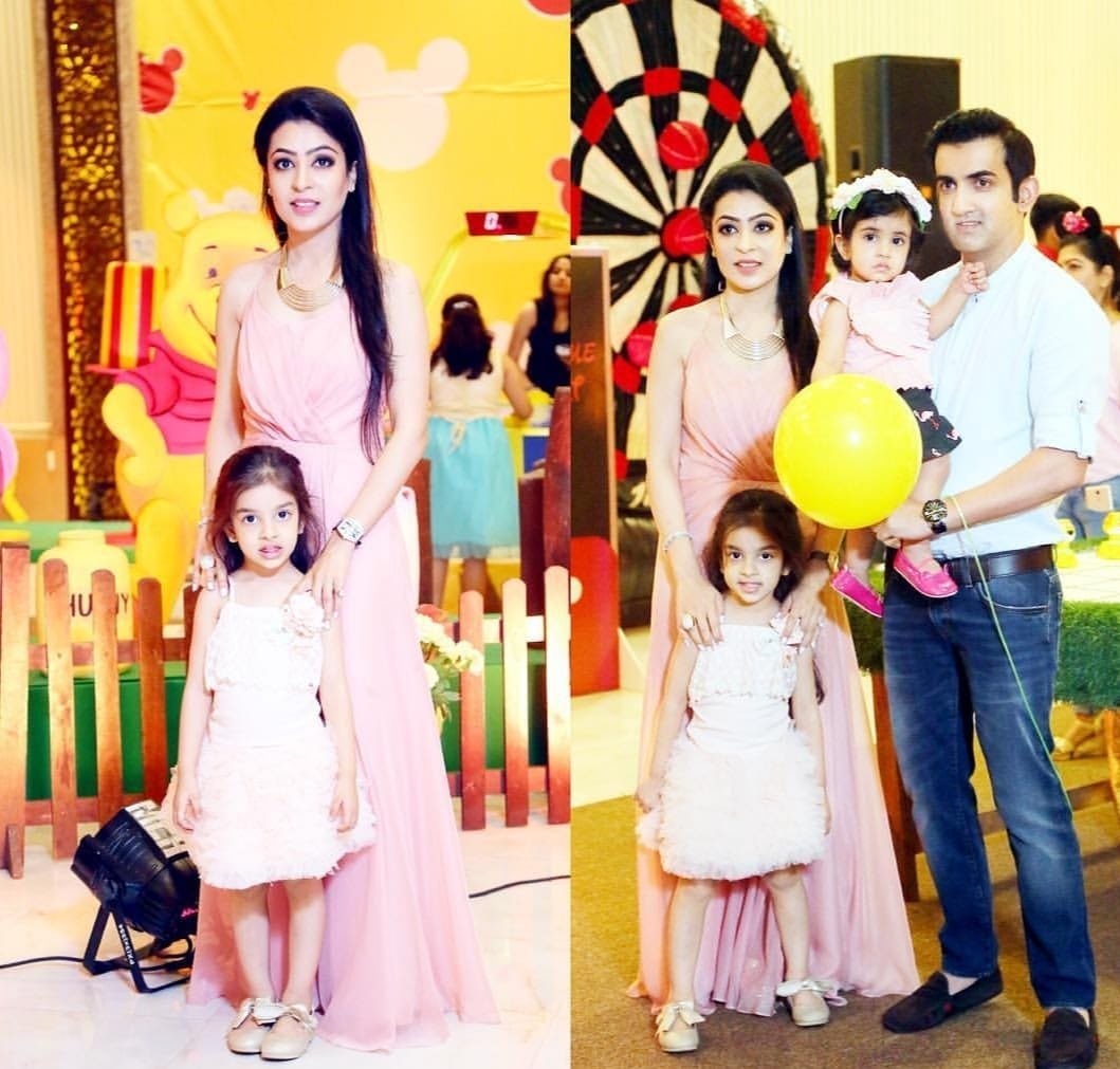 Gautam Gambhir with children