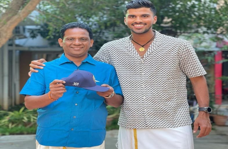 Washington Sundar Father