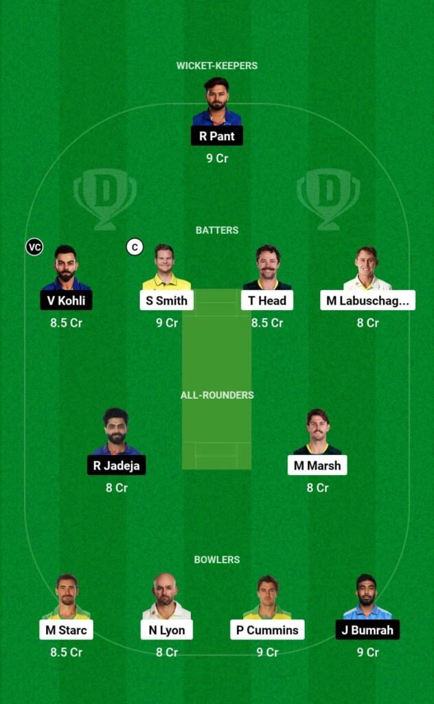 AUS vs IND Dream11 Prediction