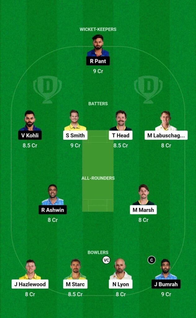 AUS vs IND Dream11 Prediction