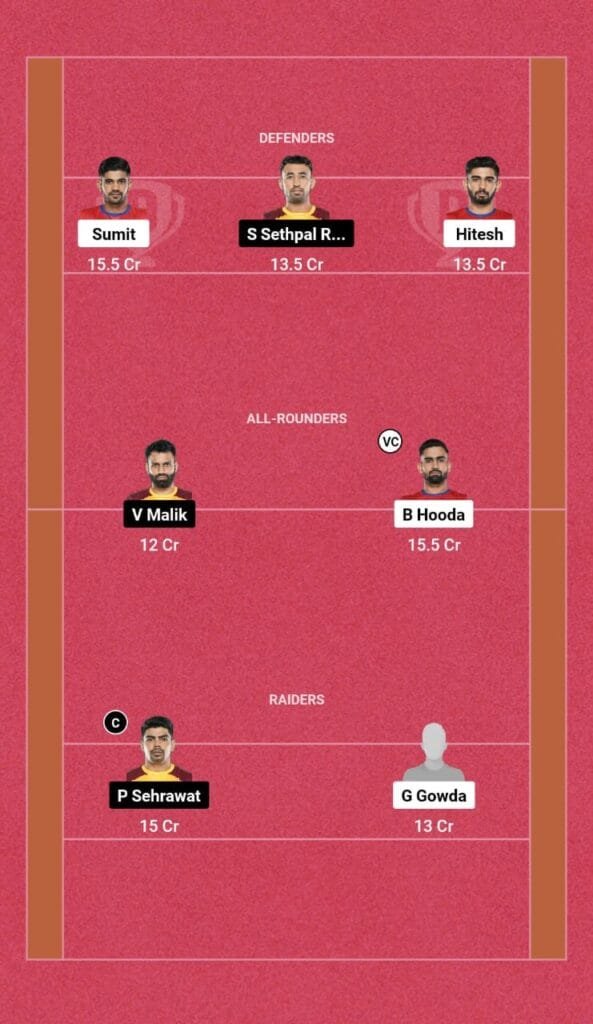 UP vs TEL Dream11 Prediction